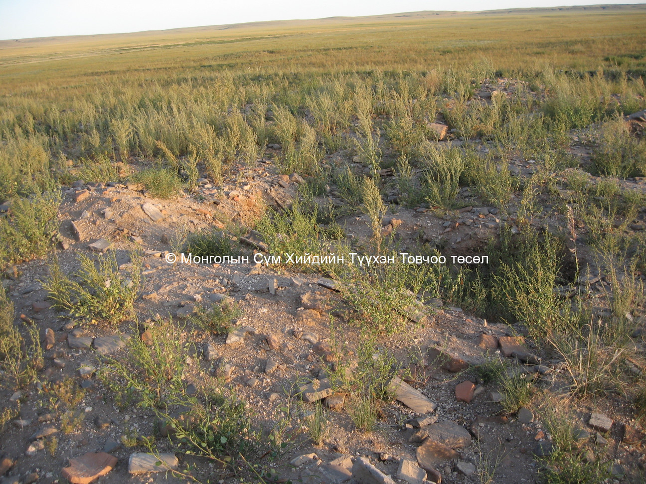 Талын модонгийн хийдийн туурь/2/